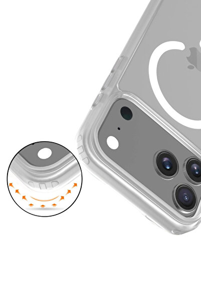 Fuchsia Apple iPhone 17 Pro Jota Magsafe Cover - Transparent