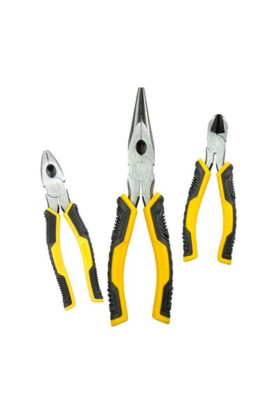 FiSKARS Stanley STHT0-74471 Set de 3 clesti Dynagrip, cu taiere in diagonala,...