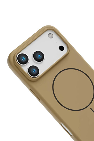 Fuchsia Apple iPhone 17 Pro Max Jully Magsafe Cover - Desert Titanium