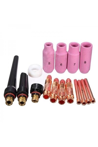INTENSIV Set echipare standard pistolet TIG-WIG (16 accesorii)