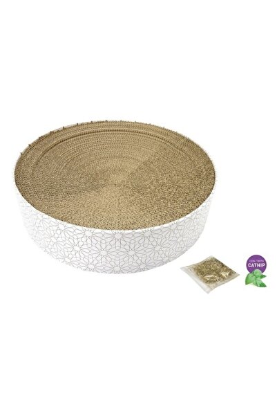 NAYECO cat bed with cardboard and catnip - Ecoline - 40 x 9.5 cm