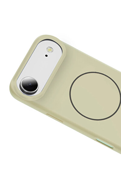 Fuchsia Apple iPhone 17 Air Jully Magsafe Cover - Beige