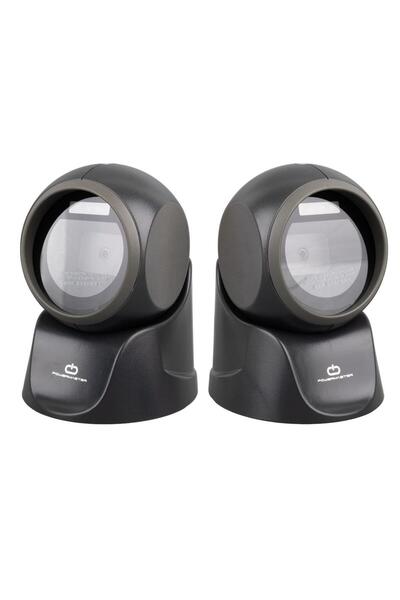 Powermaster ماسح الباركود لسطح المكتب USB السلكي ثنائي الأبعاد