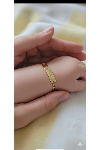 Flamingo 925 Ayar Gümüş Gold Kaplama.Mavi Ayak Erkek.Pembe Ayak Kız. Bebek Künyesi