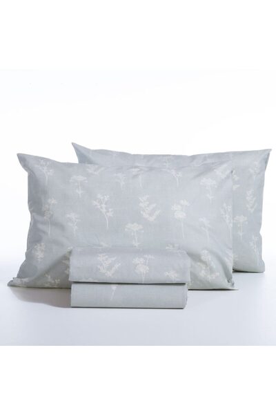 Nef Nef Homeware Set 2 flat sheets 240x270 cm + 2 pillowcases 52x72 cm Nef-Nef Claris Blue