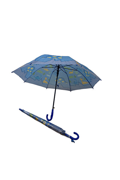 BLUEST SHOP Dinazor Desenli Çocuk Şemsiyesi Düdüklü