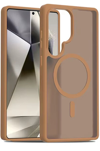 Fuchsia Samsung Galaxy S25 Ultra Jota Magsafe Cover - Desert Titanium