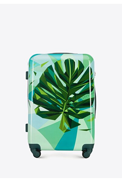 Wittchen Set de valiză bărbătească din ABS cu imprimeu ABS verde și albastru