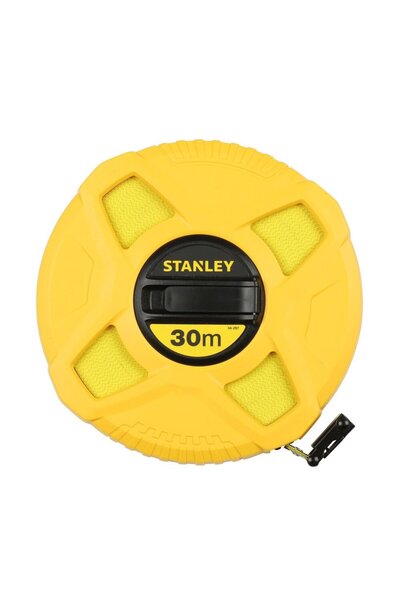 FiSKARS Stanley 0-34-297, ruleta inchisa cu banda de fibra de sticla 30m, tru...