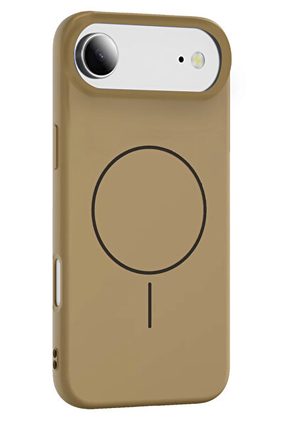 Fuchsia Apple iPhone 17 Air Jully Magsafe Cover - Desert Titanium