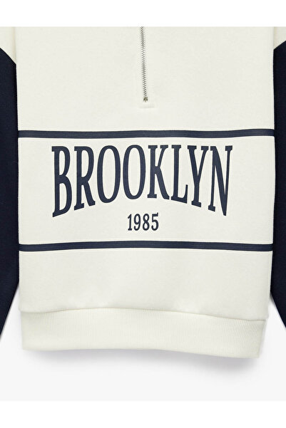 Koton Ecru Girl's Sweatshirt 6Wkg10087Ak