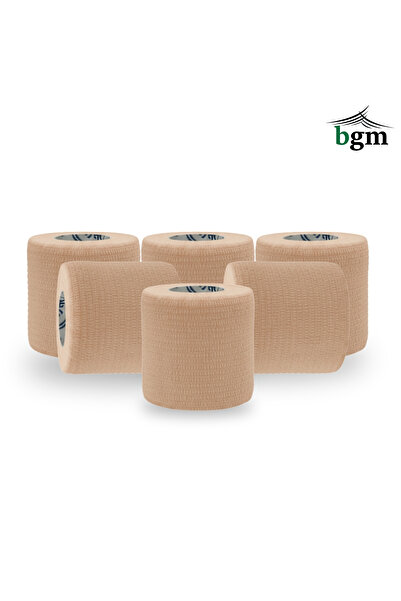 bgm Ελαστικός αυτοκόλλητος επίδεσμος 5cm X 4,5m Coban Bandage Sports Tape Ελα...