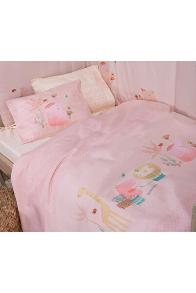 Nef Nef Homeware Set Indonesia 2 bed sheets + 1 pillowcase Salmon