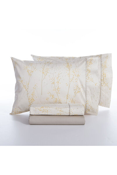Nef Nef Homeware Set of 2 sheets 270x280 cm + 2 pillowcases 52x72 cm Nef-Nef Elements Sailen Beige