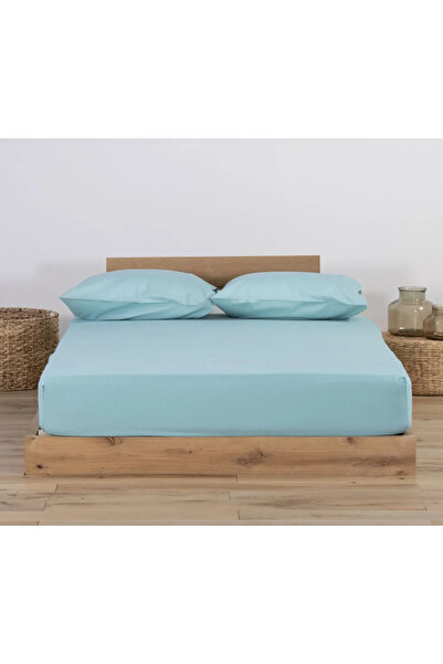 Nef Nef Homeware Bed protector Cotton Single Jersey 100x200 Aqua