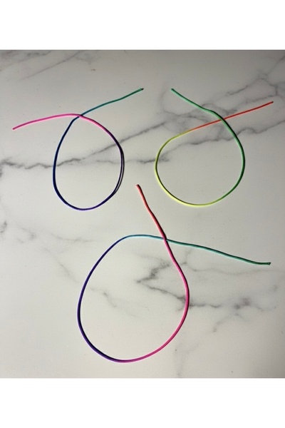 DeNors Rengarenk İp Bileklik | Düğün, Nişan, Söz Hediyesi | Unisex Bilekliği ...