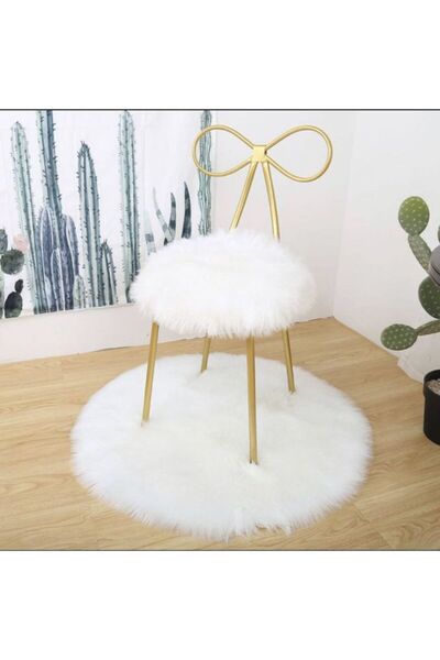 EFAKS enc home fiyonklu peluş sandalye