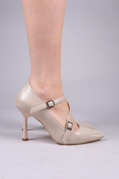Birikon Cheraw V-Strappy Stiletto Ten