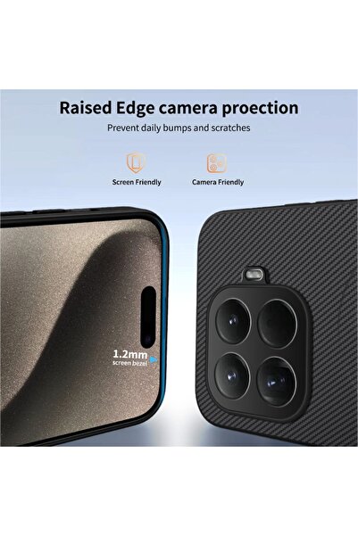 Generic Magnetic Case for Xiaomi 15T Pro, Premium Twill Texture，Fashion Shockproof Xiaomi 15T Pro 5G Cover