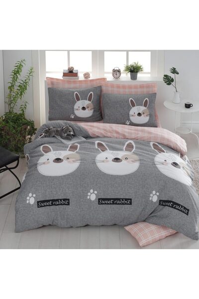 Asir bedding set 220×240 sheet + 200×220 duvet cover + 2x50×70 pillowcases (g...