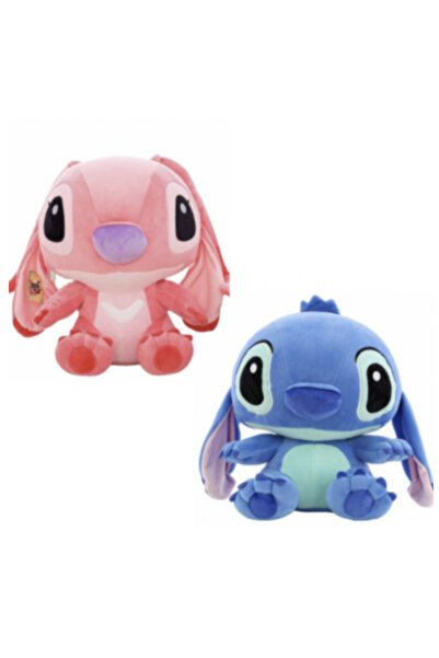 Krista Set de două mascote de pluș Stitch și Angel 65 cm