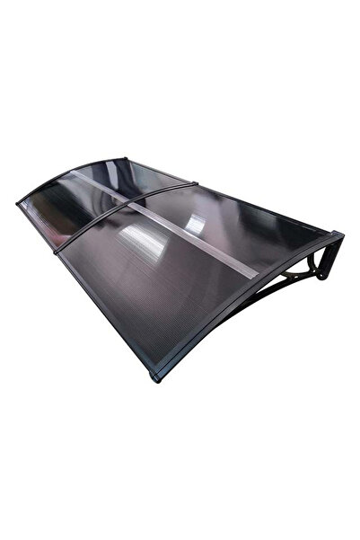 MAPROFI Door awning 240x100cm awning shelter roof black-anthracite
