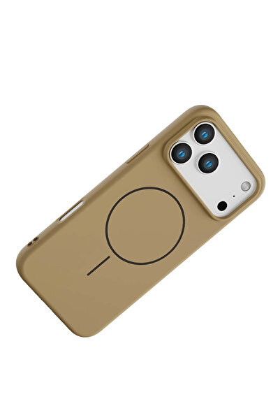 Fuchsia Apple iPhone 17 Pro Jully Magsafe Cover - Desert Titanium