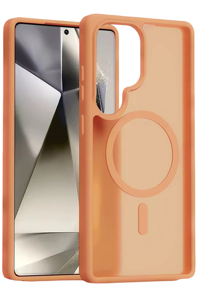 Fuchsia Samsung Galaxy S25 Ultra Jota Magsafe Cover - Orange