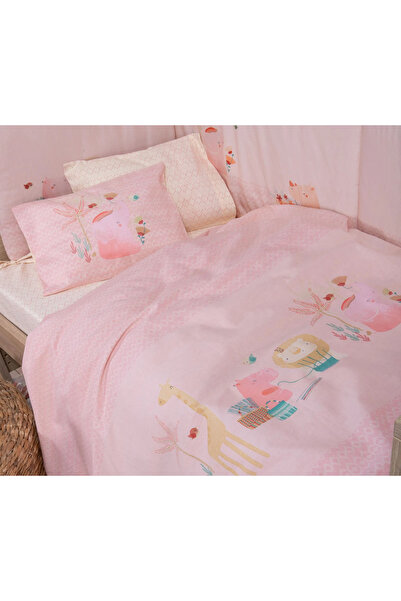 Nef Nef Homeware Set Indonesia 2 bed sheets + 1 pillowcase Salmon