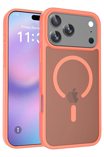 Fuchsia Apple iPhone 17 Pro Jota Magsafe Cover - Orange