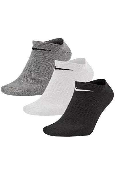 Nike Dri-FIT Unisex Ankle Socks 3-Pack, Multi-Colour, Medium - High-Performan...
