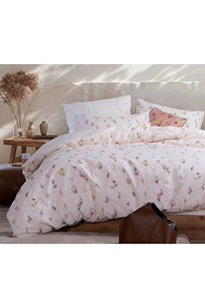 Nef Nef Homeware Plant set duvet cover 240x230 + 2 pillowcases 52x72 Ecru