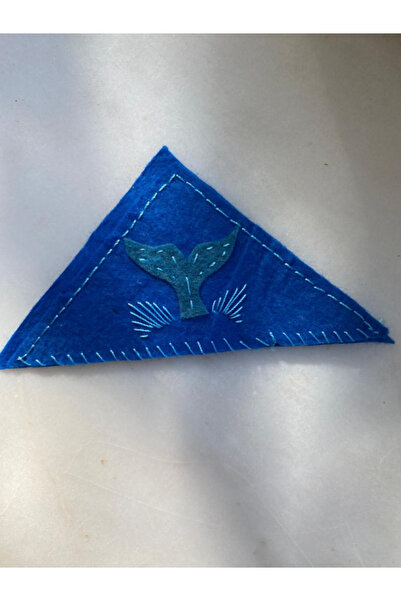 Arsin Sanat Balina Kuyruğu Keçe Kitap Ayracı – Derin Mavi Serisi