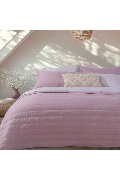 Nef Nef Homeware Cuvertura de pat colorata Nef-Nef 270×270 cm Liliac