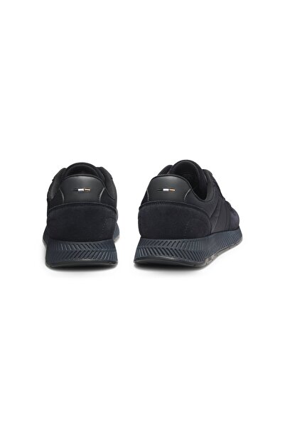 BOSS Süet detaylı dolgulu sneaker