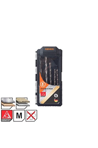 Kendo Set burghie multifunctionale 4-10 mm, 5 piese