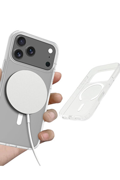 Fuchsia Apple iPhone 17 Pro Jota Magsafe Cover - Transparent