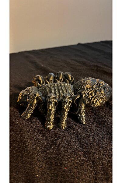 33D 🕷️ Örümcek Figürü – Kuru Kafalı Örümcek Yavrulu | 3D Baskı Koleksiyon Ür...