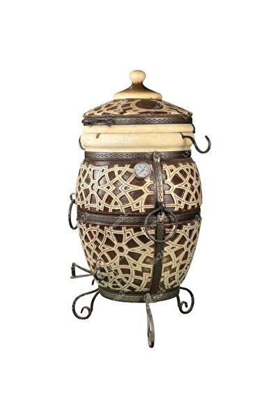 Tandor Cuptor Tandoor Marakesh (Tandyr), 50 l, Alb/Maro
