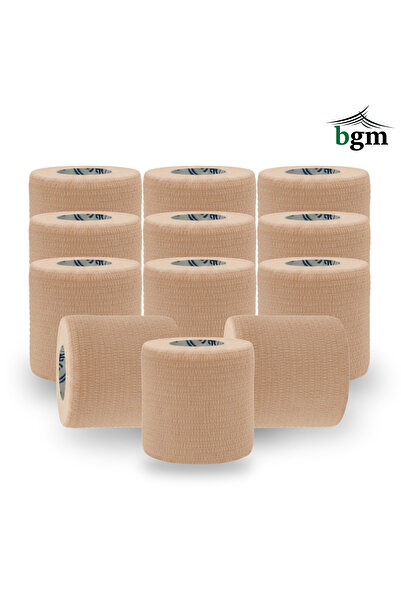 bgm Ελαστικός αυτοκόλλητος επίδεσμος 5cm X 4,5m Coban Bandage Sports Tape Ελαστικός επίδεσμος