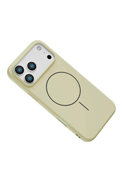 Fuchsia Apple iPhone 17 Pro Jully Magsafe Cover - Beige