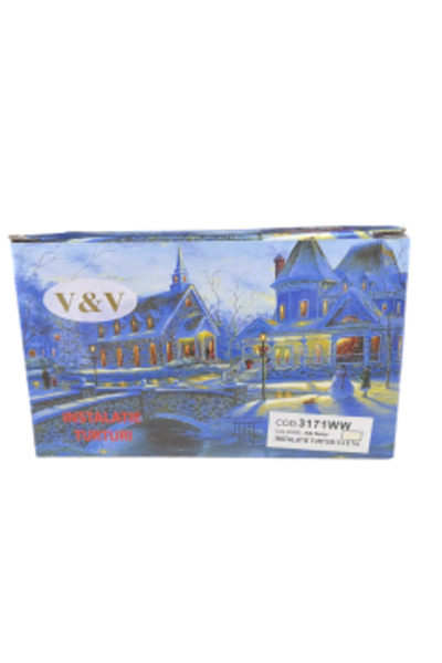 OEM Christmas Icicle Lights 144 LEDs, 5 x 0.7 m, Model 3171, Warm White