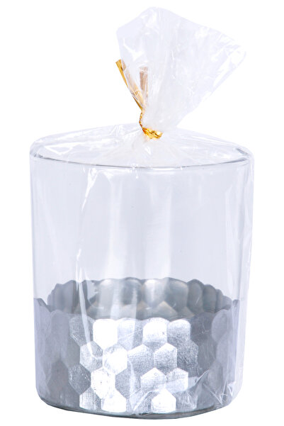 Mueller kerzen pahar sticla antique cu pastila - argintiu