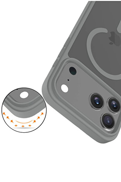 Fuchsia Apple iPhone 17 Pro Jota Magsafe Case - Desert Titanium