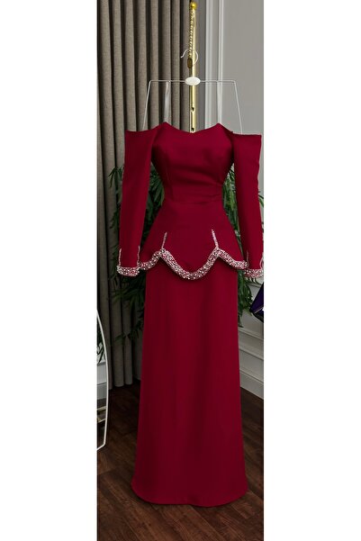 Diva style Barbie evening dress with unique and modern embroidery