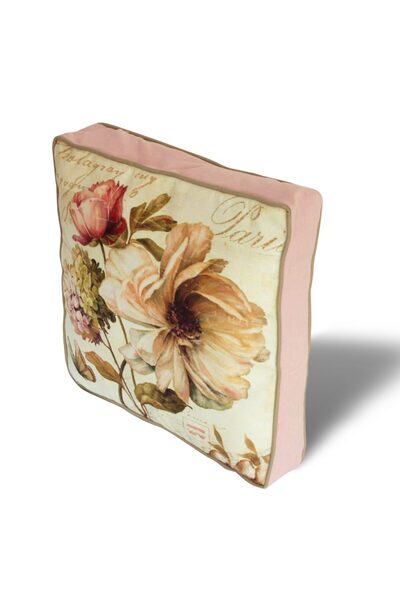 Asir Perna decorativa 42×42 cm flori multicolore