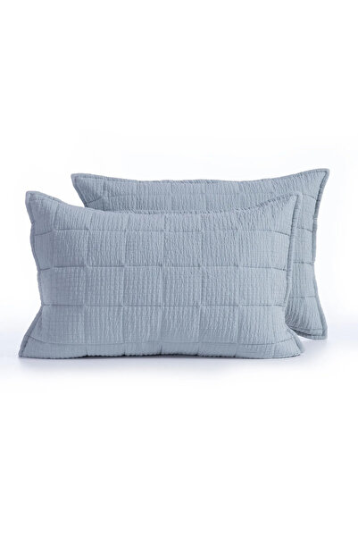 Nef Nef Homeware Set Pillowcases 2Pcs Olympia 52x72 Silver Blue