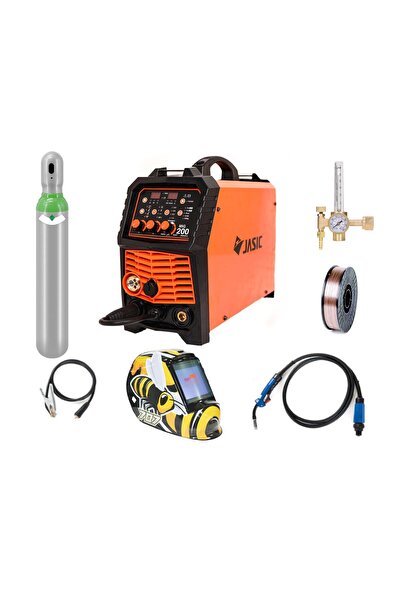 JASİC Pachet complet sudura MIG/MAG: MIG 200 - N2A401 Jasic, Butelie corgon 8...