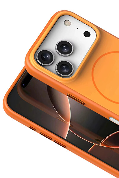 Fuchsia Apple iPhone 17 Pro Max Neva Magsafe Cover - Orange