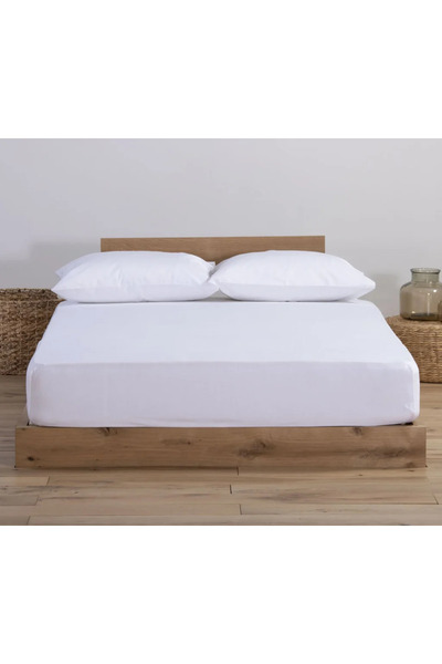 Nef Nef Homeware Protecție saltea bumbac dublu jersey 140x200 alb